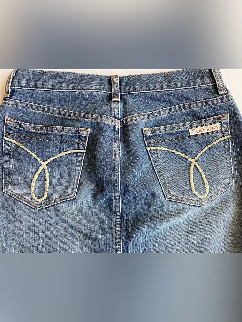 Vintage Calvin Klein Denim Skirt